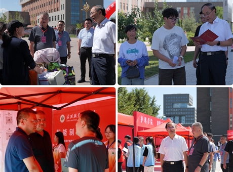 喜迎新同學｜校領導深入新生報到現場、公寓、餐廳走訪慰問新生及家長